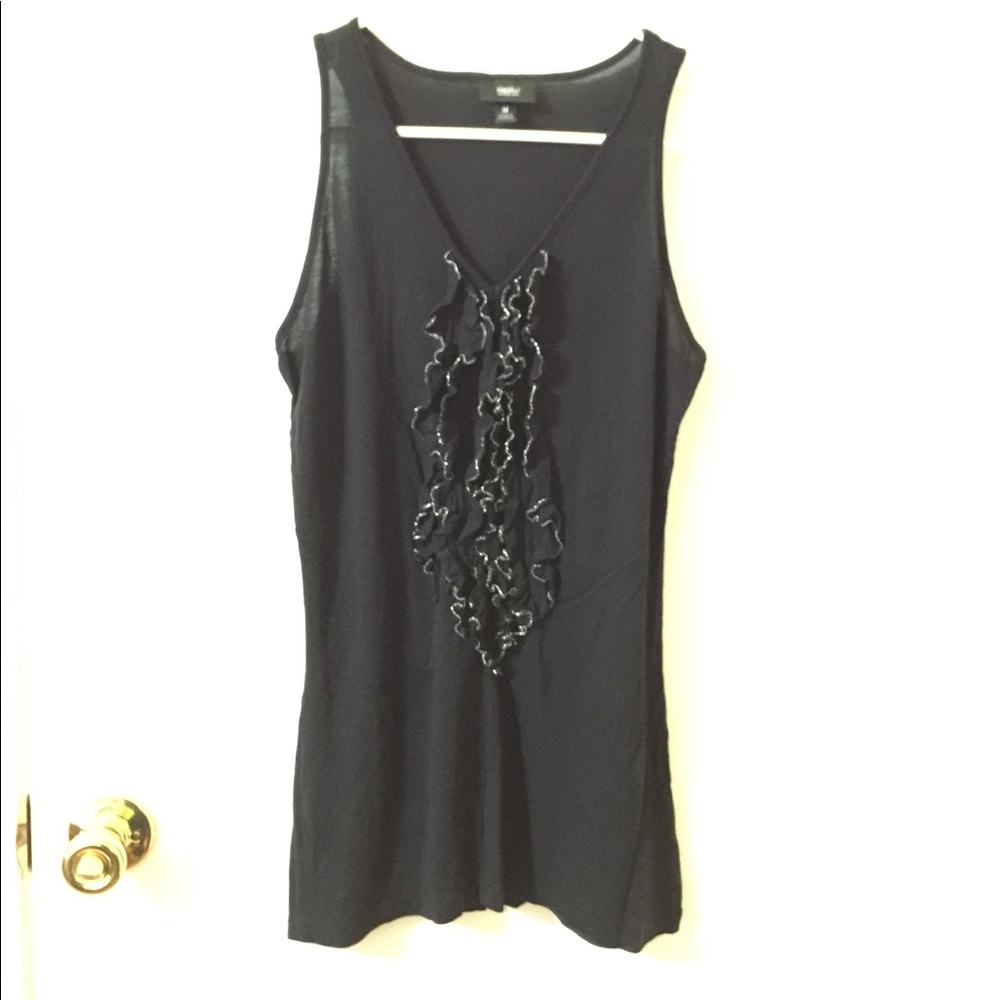 Sexy V-neck Ruffled Tank - Picture 2 of 5